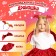 Carnival set "Winter Dragon", red color: wings, skirt and rim