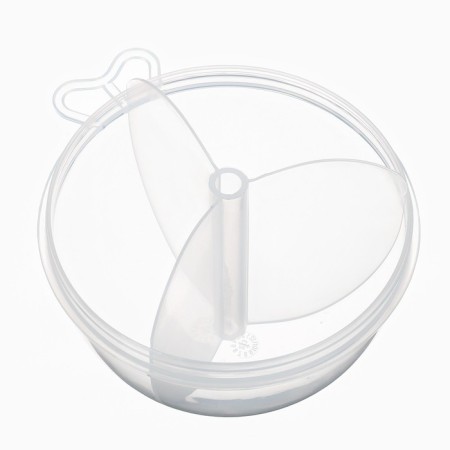 Container for baby food, 3 sections, type 3, 180ml., Blue color-3