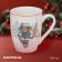 New Year's mug for tea "Moscow Bear", 330 ml, 12 × 8.5 × 11 cm, porcelain, white color