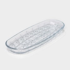 Тарелка стеклянная овальная FUJIN, 33×13 см