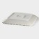 Porcelain plate square Magistro "Blanche. Flower ", 30 × 30 cm, white color