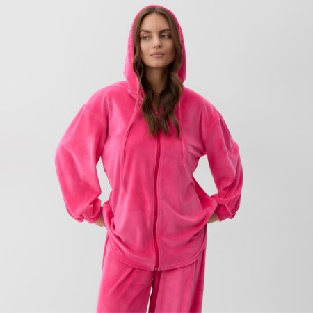Women's costume (sweatshirt and trousers) KAFTAN PLUSHY p. 44-46, fuchsia-1