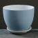 Pot Flower Lux gray-blue 2.2 liters