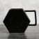 Ceramic mug Zabey, 550 ml, black color