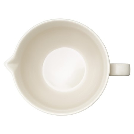 A jug for mixing cream -colored with a relief pattern of Taiga berries, 2l-5