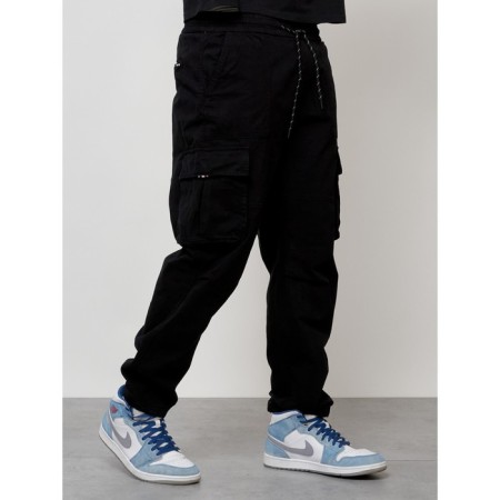 Cargo jeans, size 46-48, black color-2