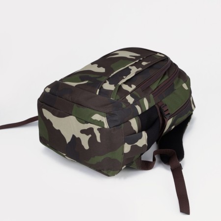 Tourist backpack, 24 l, lightning department, 2 outer pockets, ZFTS, Camouflage color-2