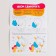 Set for creating a toy made of felt "unicorn", with perforation and filler