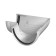 Groove angle 90 ° PVC D125
