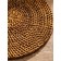 Rug -heading lane round rattan, 20x20x0.5 cm