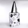 Bag Schoper "Flowers", 40x12x38 cm, black color