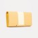Women's wallet on magnets, yellow color