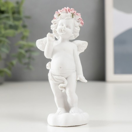 Polystone souvenir "Snowty angel in pink flirty" mix 9.2x3.2x4.7 cm-1