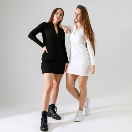 Dress with lightning SL, 40, black-5