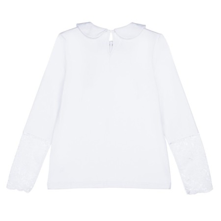 Blouse for girls PlayTode, height 152 cm, white color-6