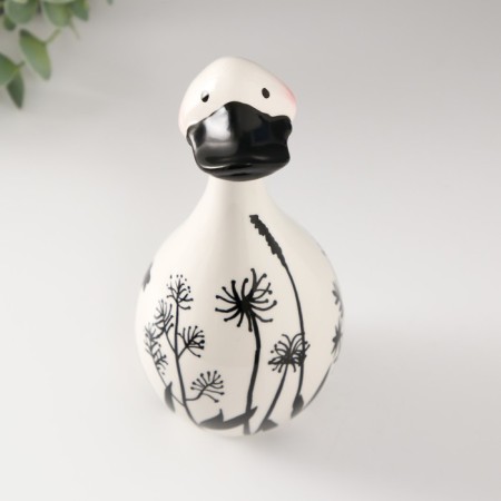 Souvenir Ceramics "Duck. Different Trade" Belo-CHIR 8.5x8.5x19.5 cm-4