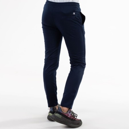 Sports pants for ISee boys, height 146-152 cm, dark blue color-4