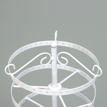 Steering stand "Turnip", 4 tiers, metal, 15 × 15 × 35cm, white color-4
