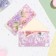 Money envelope "Happy Your Wedding Day!" glitter, lilac background, 17x8.5 cm