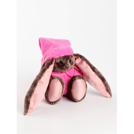 Soft toy "Bunny LI in pink clothes"-1