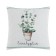 Decorative pillowcase "Ethel" Eucalyptus (type 2), 40x40 cm, 100% cotton