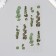 Stickers for creativity plastic "Eucalypt" 21x10.5 cm