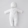 Kinderlitto Richelieu discharge kit, 4 items, height 50-56 cm, color milk