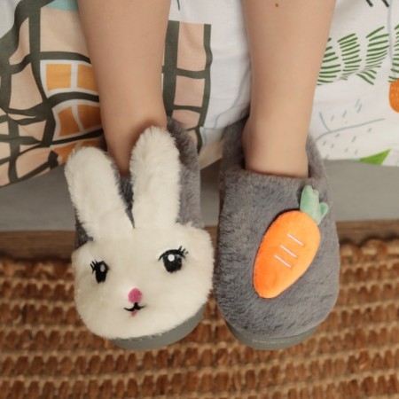 Slips children's size 36-37, gray color