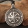 Kolovrat amulet, Pueter metal, art casting