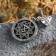 The amulet "Black Wolf", metal pudter, art casting