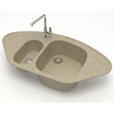 Kitchen is a kitchen from Zett Lab stone. 23/Q5, 945x500x175 mm, matte, cut, sand-1