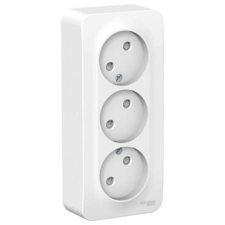 Triple SE BLANCA, 16 A, 250 V, invoice, with salary, IP20, white, Blnra001311