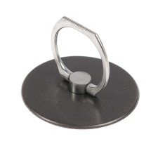 Holder-stand with a ring for the phone Luazon, in the shape of a circle, black
