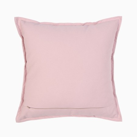 Ethel pillow, 45x45+1 cm, pink, 100% cotton-3