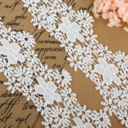 Lace Hypure, 80 mm × 9 ± 0.5 m, white color-1