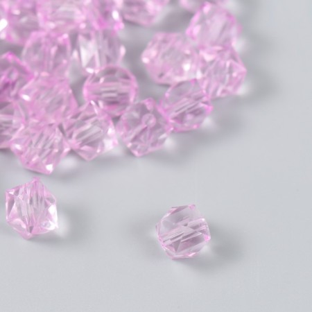 Busins ​​Plastic "Crystal multicore. Glycinia" Transparent set of 20 g 1x1x1 cm