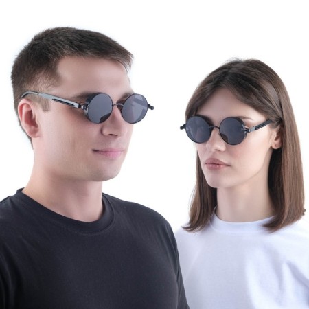 Sunglasses "OneSun", polarization, 14 x 14.4 cm, lens 4.6 x 4.6 cm, black