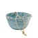 Kashpo for flowers suspended, 4l blue stone 25.5x25.5x12.7 cm