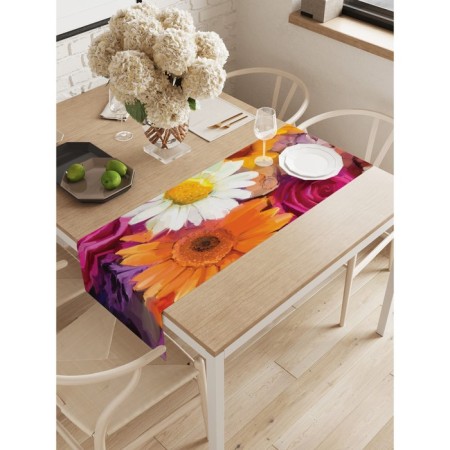 The path on the table "Autumn Bouquet", Oxford, size 40x145 cm