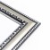 Photo frame plastic "Mira" 40x50 cm silver (plastic screen)