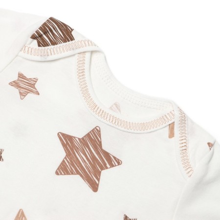 Body Bloom Baby Stars with Cor. Sleeve, p. 80 cm, milk-1