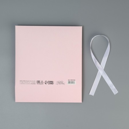 Bearbox Gift Two -way folding, packaging, “peonies”, 20 x 18 x 5 cm-7