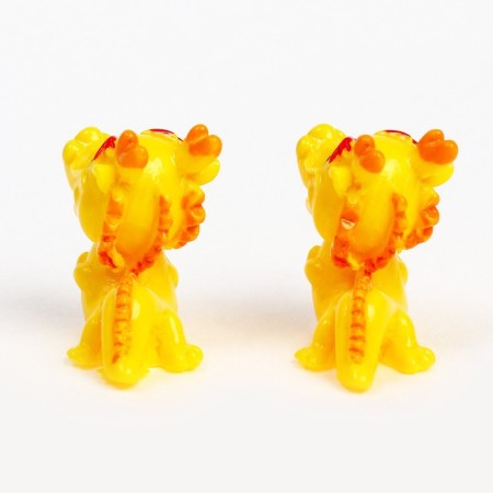 Miniature Puppet "Dragon", set 2 pcs., Size 1 pc. - 2.8 × 3.2 cm-5