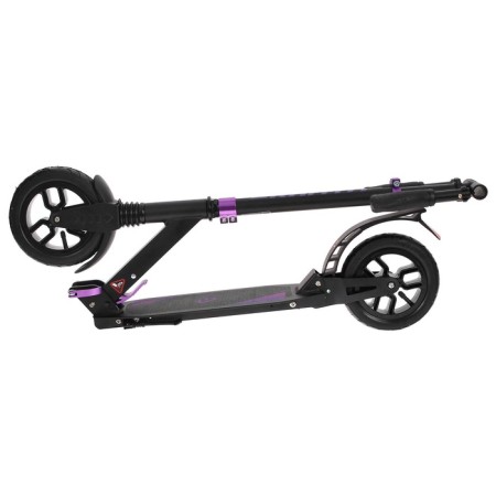 Aluminum scooter, folding, inflatable wheels 200 mm, 2 shock absorbers-11