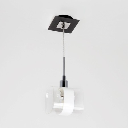 Suspended Citilux Virta CL139012, 12x10x25 cm, 1x60W, E14, gray color.-8
