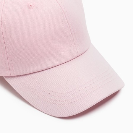 Feminine cap monophonic minku color light pink, river 58-1