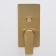 Shower mixer Wasserkraft Abens 5561, single -legged, watering can, without spout, gold