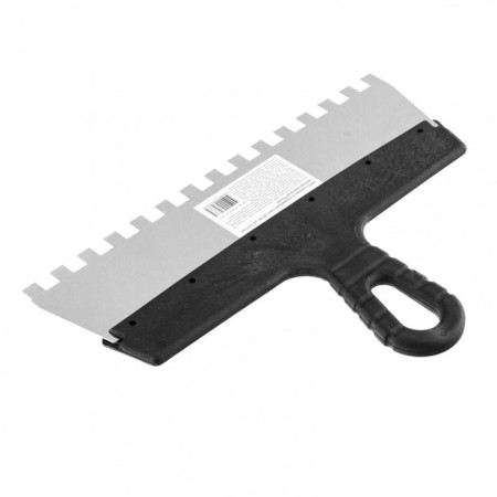Sparta 85130 spatula, 10x10 mm tooth, stainless steel, plastic handle, 300 mm-2