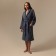 Tainted female bathrobe SL Home: Basic "Riviera", size S, 100% cotton, 420 g/m2