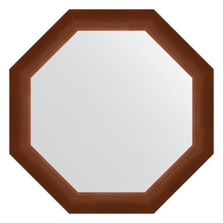 Mirror in the baguette frame, walnut 65 mm, 62.4x62.4 cm
